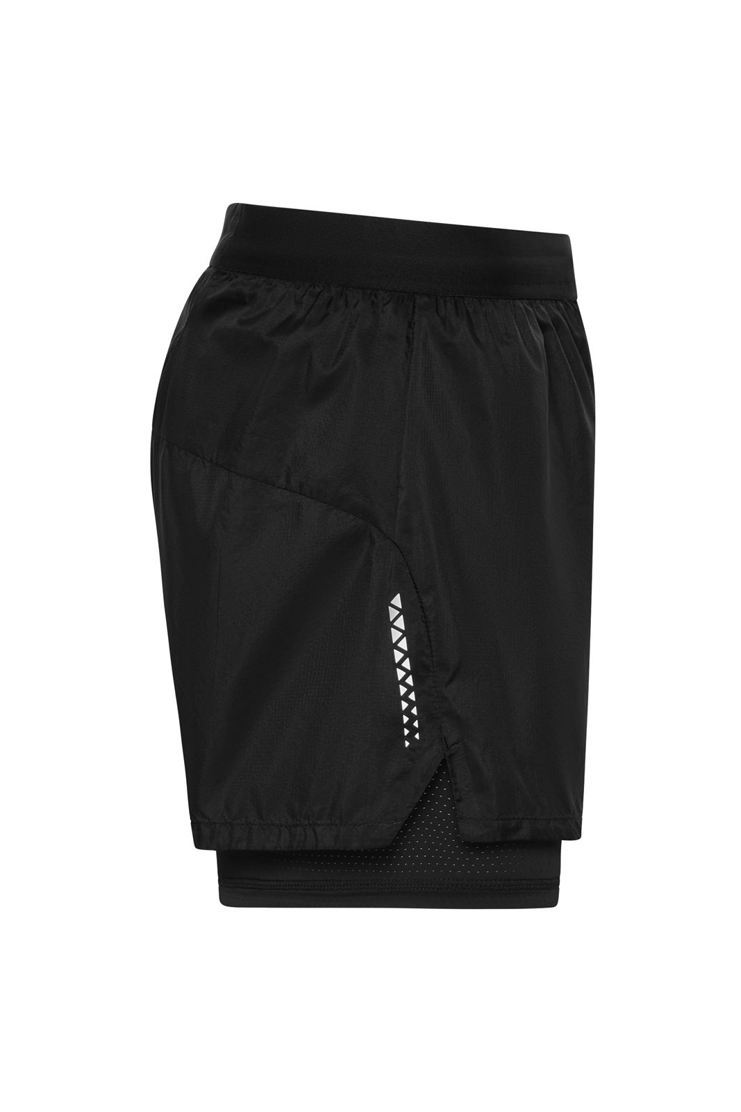 Hose Damen Schwarz – Ladies' Running Shorts, Detailansicht