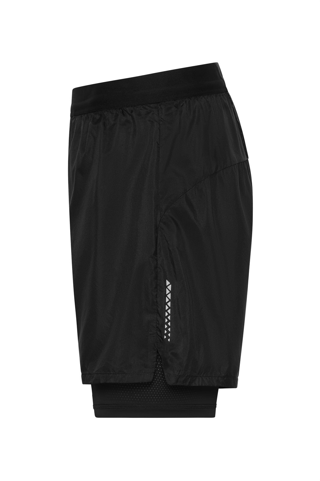 Hose Herren Schwarz – Men's Running Shorts, Detailansicht