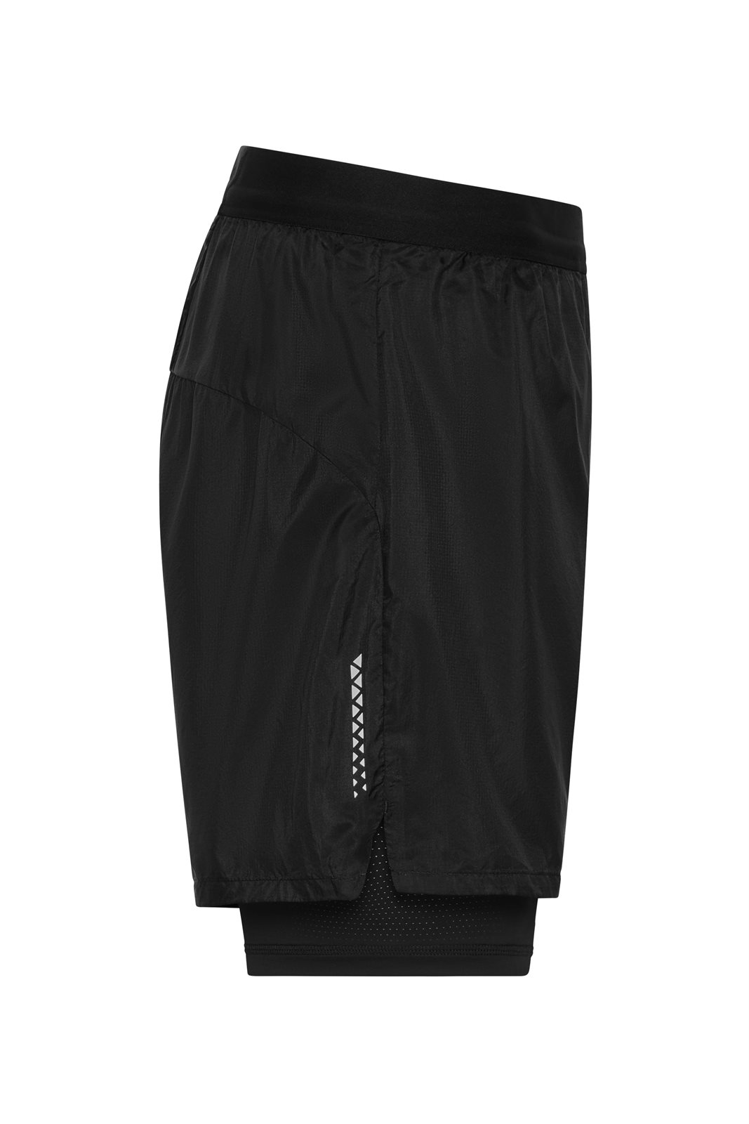 Hose Herren Schwarz – Men's Running Shorts, Detailansicht