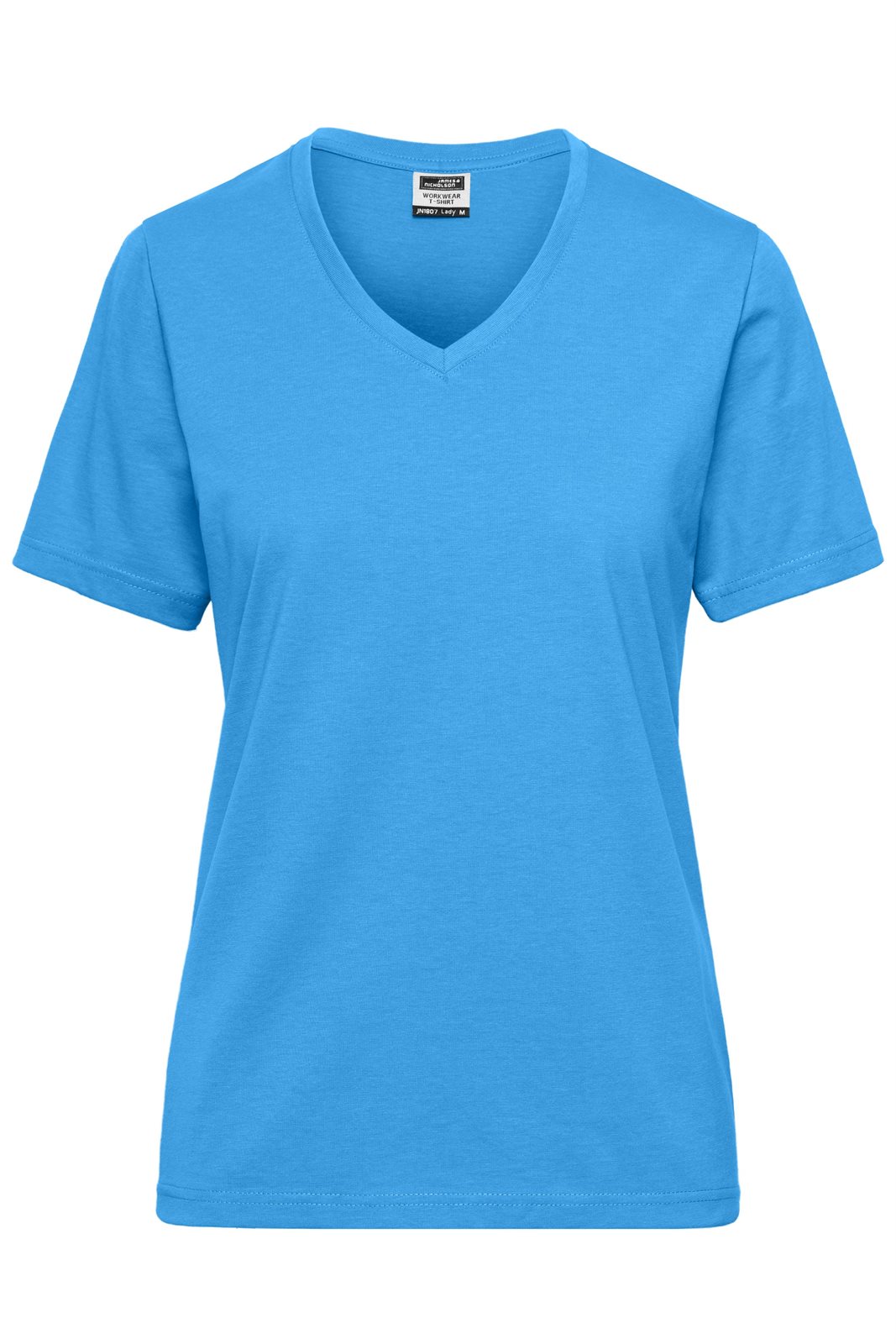 T-Shirt Damen Blau – Ladies' ORGANIC Workwear T-Shirt OCS Blended