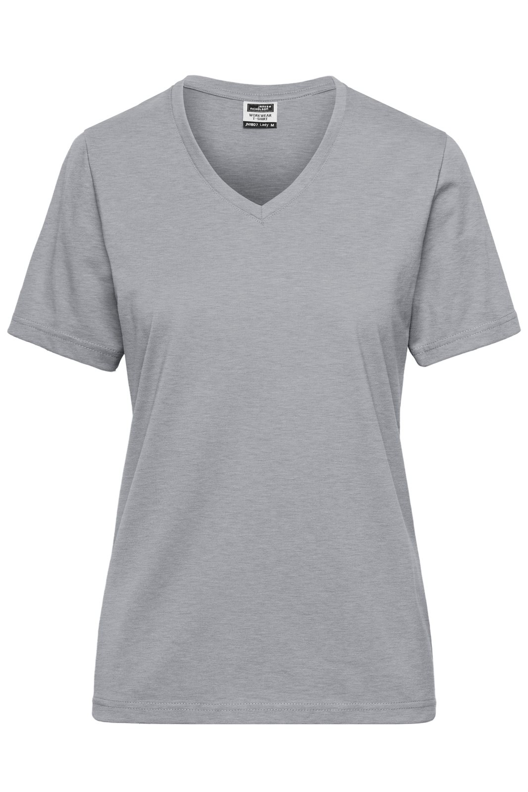 T-Shirt Damen Grau – Ladies' ORGANIC Workwear T-Shirt OCS Blended