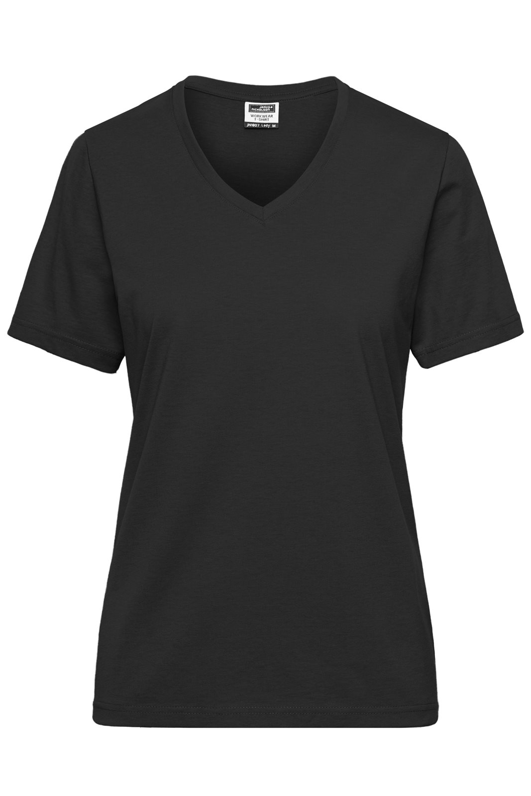 T-Shirt Damen Schwarz – Ladies' ORGANIC Workwear T-Shirt OCS Blended