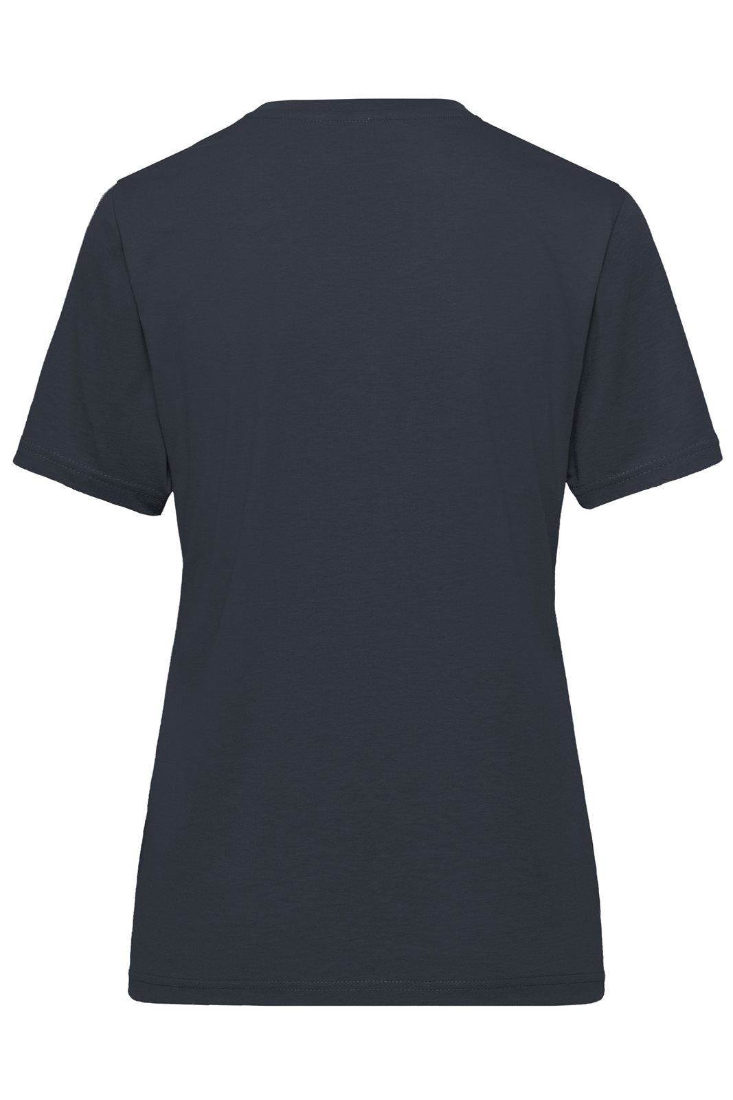 T-Shirt Damen Grau – Ladies' ORGANIC Workwear T-Shirt OCS Blended, Detailansicht