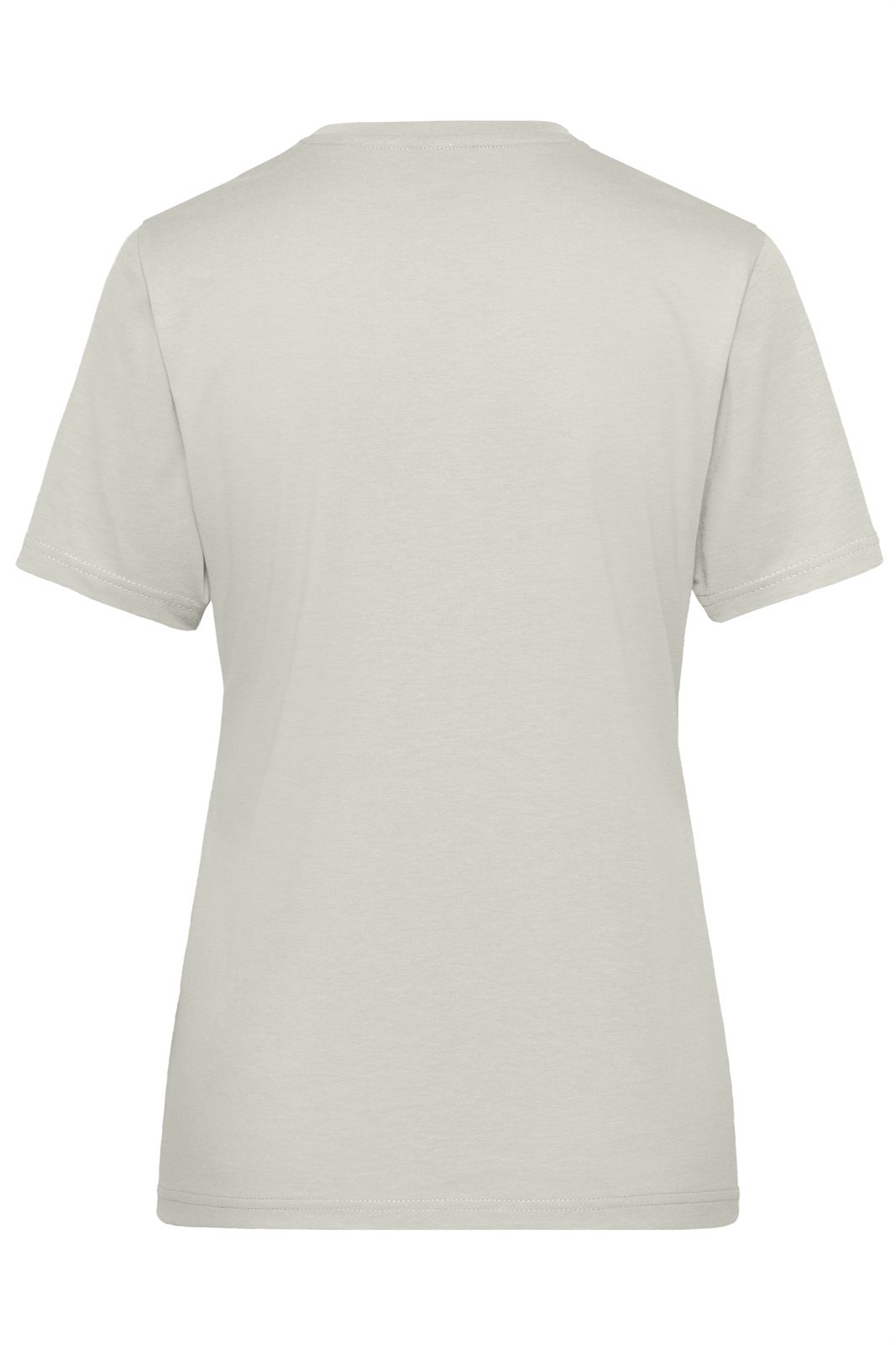 T-Shirt Damen Grau – Ladies' ORGANIC Workwear T-Shirt OCS Blended, Detailansicht