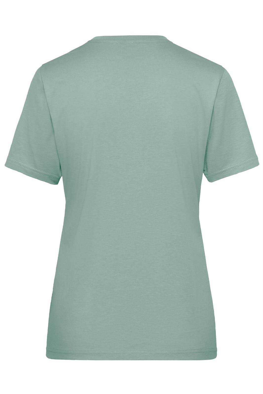 T-Shirt Damen Grün – Ladies' ORGANIC Workwear T-Shirt OCS Blended, Detailansicht