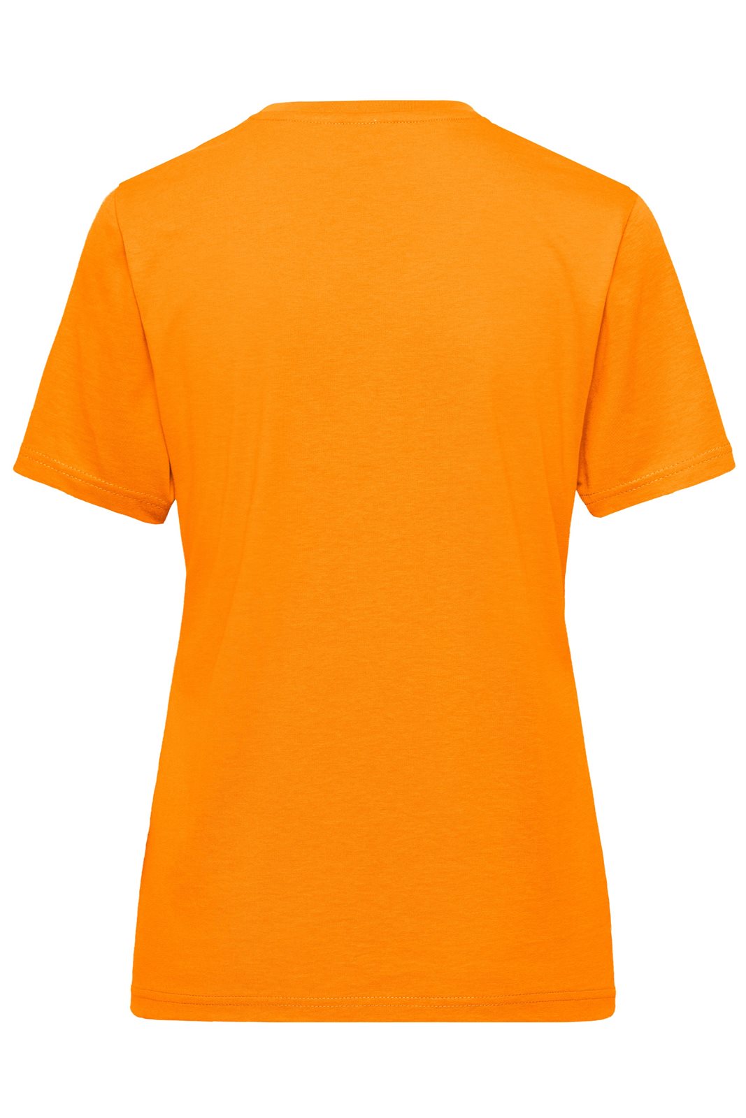 T-Shirt Damen Orange – Ladies' ORGANIC Workwear T-Shirt OCS Blended, Detailansicht