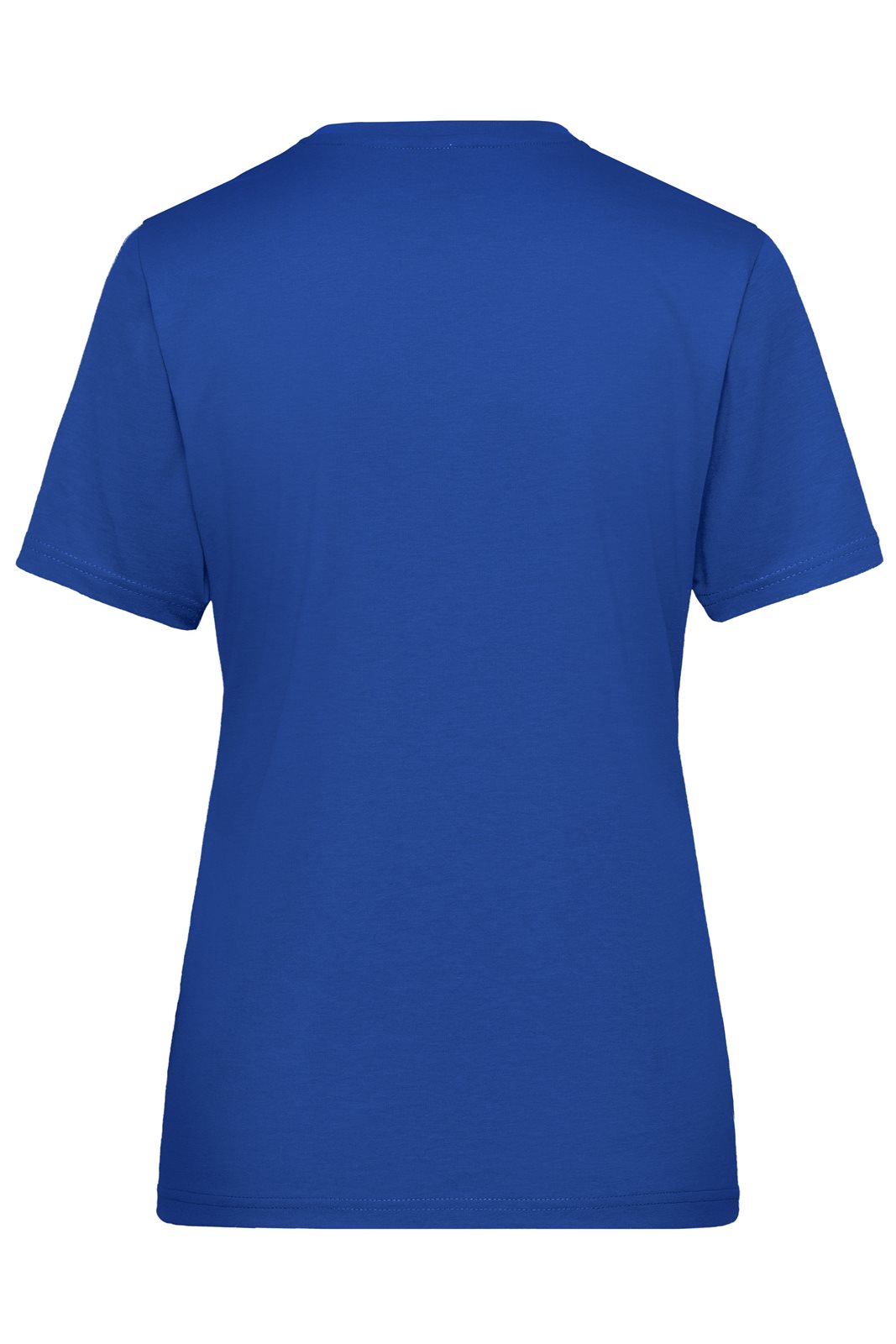 T-Shirt Damen Blau – Ladies' ORGANIC Workwear T-Shirt OCS Blended, Detailansicht
