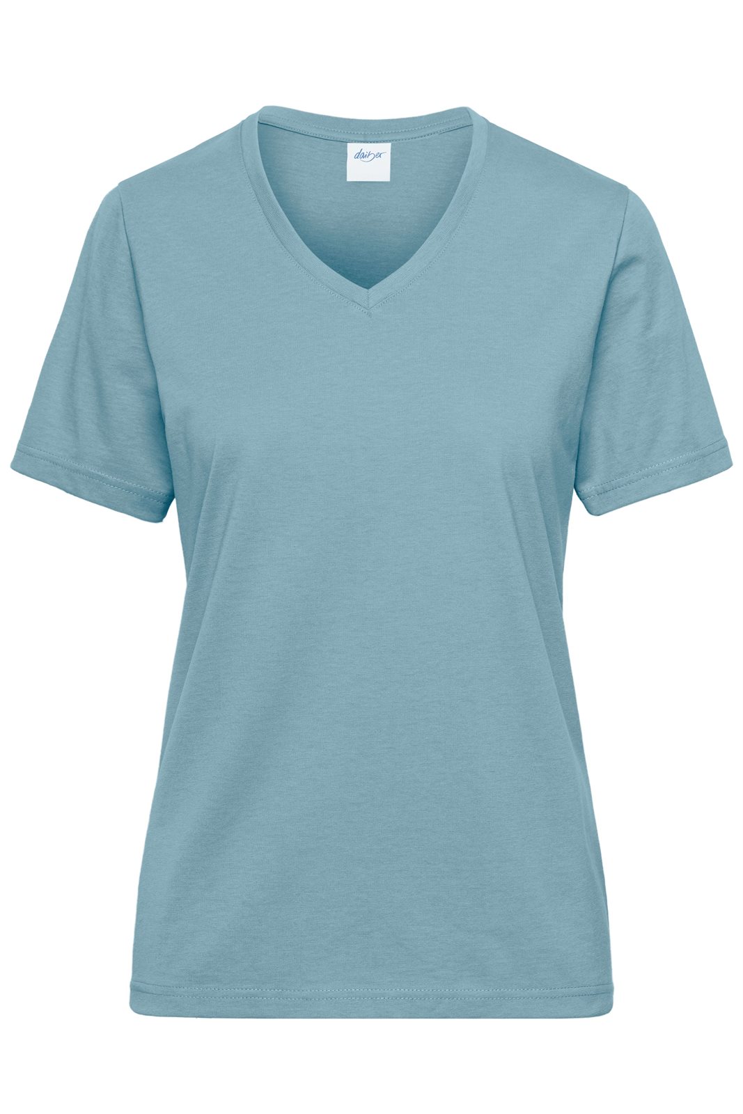 T-Shirt Damen Blau/Grau – Ladies' ORGANIC Workwear T-Shirt OCS Blended