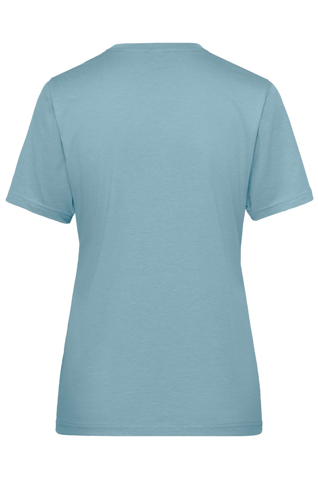 T-Shirt Damen Blau/Grau – Ladies' ORGANIC Workwear T-Shirt OCS Blended, Detailansicht