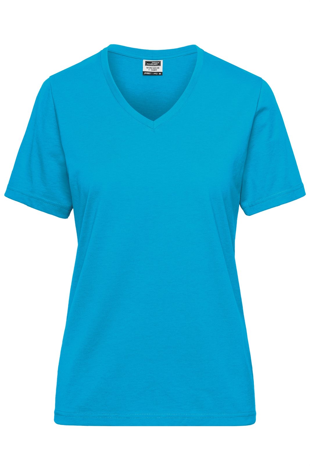 T-Shirt Damen Blau – Ladies' ORGANIC Workwear T-Shirt OCS Blended