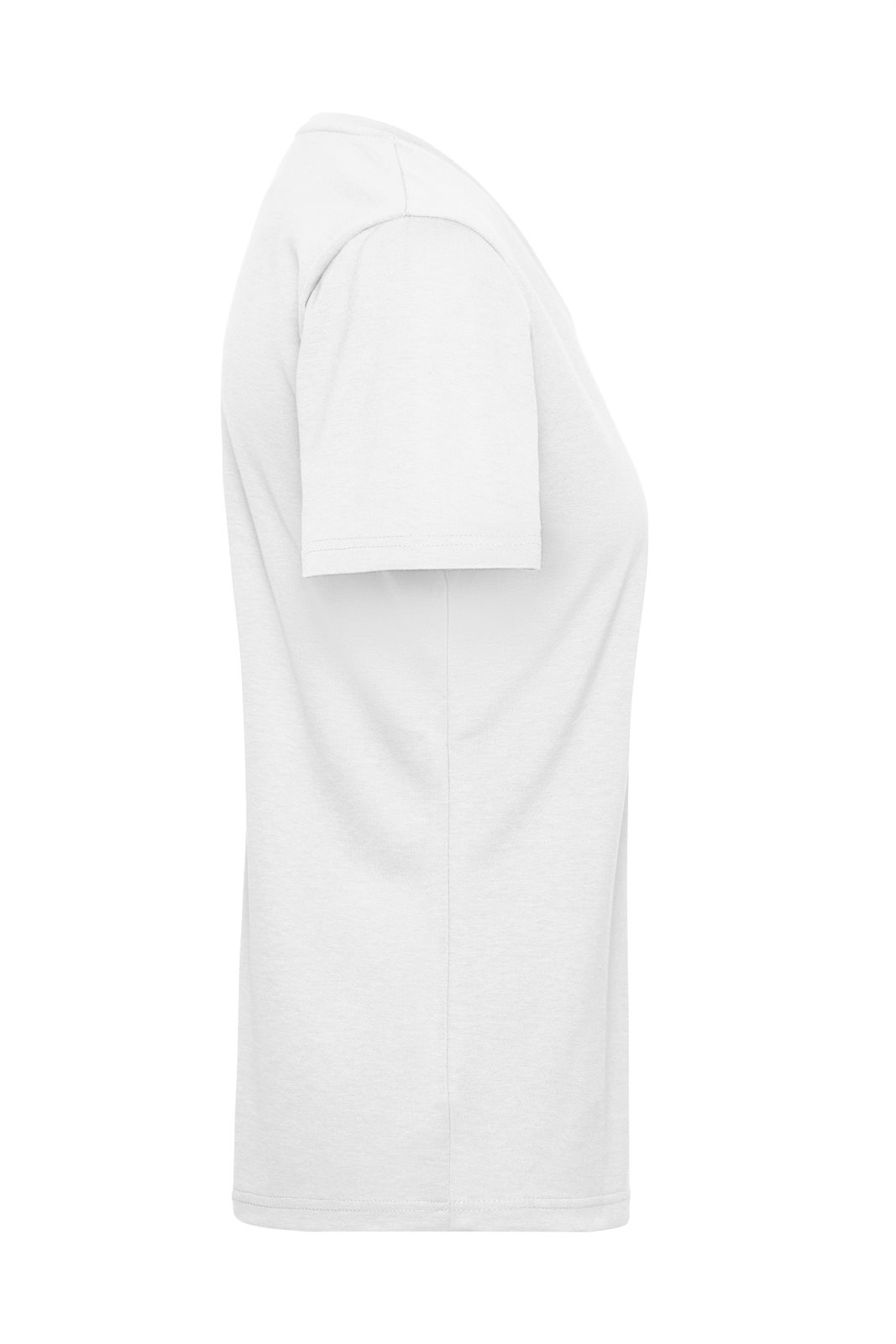 T-Shirt Damen Weiß – Ladies' ORGANIC Workwear T-Shirt OCS Blended, Detailansicht