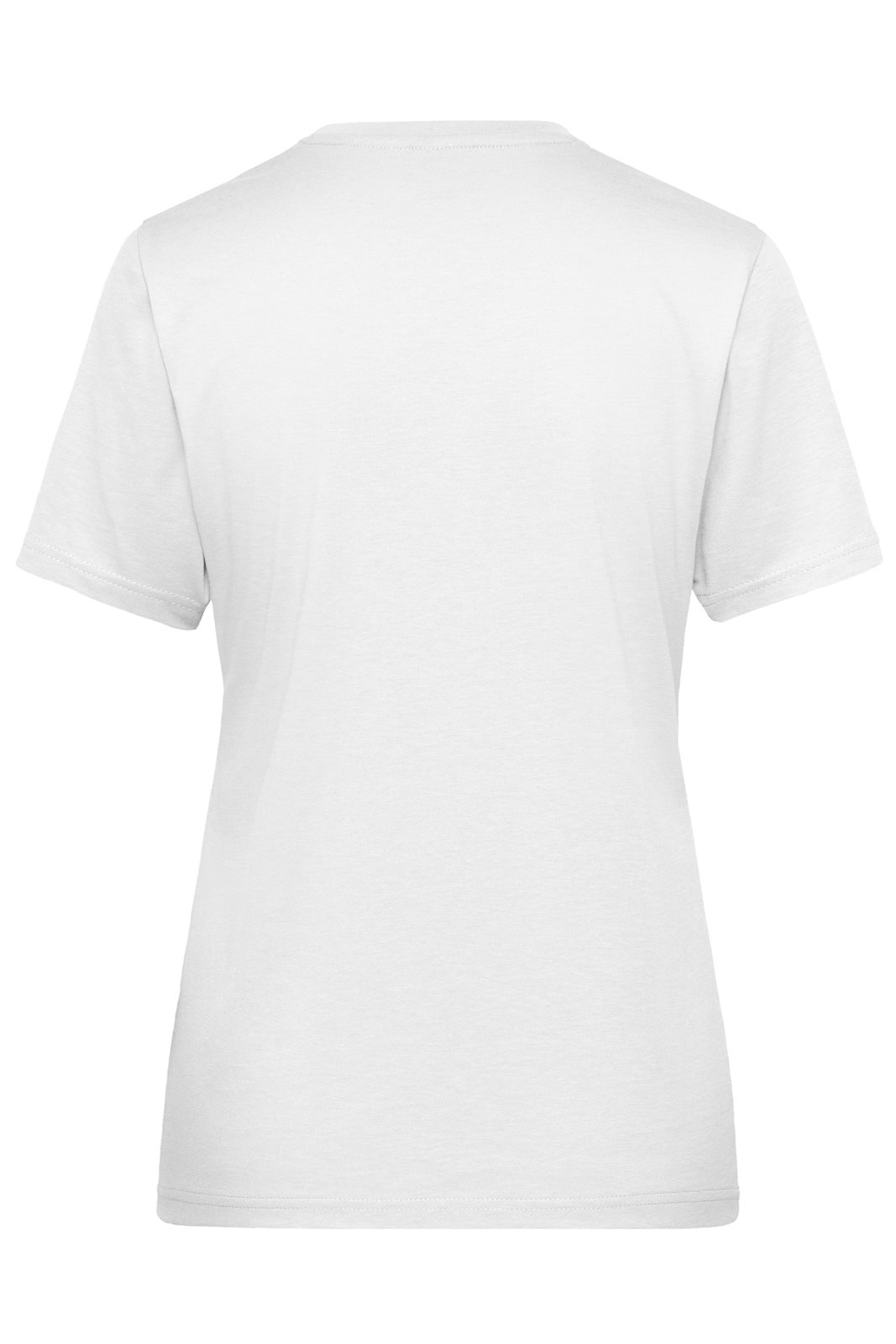 T-Shirt Damen Weiß – Ladies' ORGANIC Workwear T-Shirt OCS Blended, Detailansicht