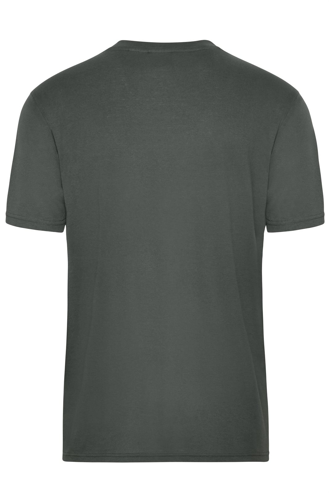 T-Shirt Herren Grau – Men's ORGANIC Workwear T-Shirt OCS Blended, Detailansicht