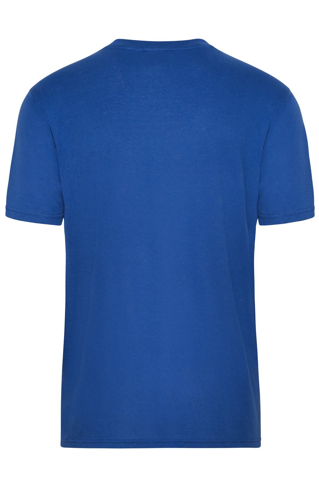 T-Shirt Herren Blau – Men's ORGANIC Workwear T-Shirt OCS Blended, Detailansicht