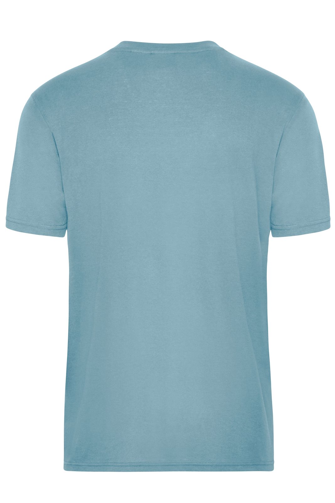 T-Shirt Herren Blau/Grau – Men's ORGANIC Workwear T-Shirt OCS Blended, Detailansicht