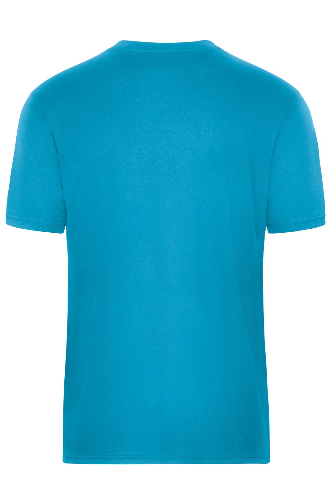 T-Shirt Herren Blau – Men's ORGANIC Workwear T-Shirt OCS Blended, Detailansicht