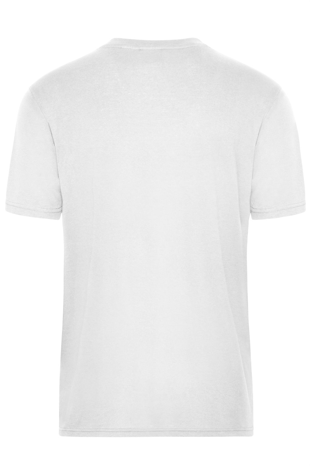 T-Shirt Herren Weiß – Men's ORGANIC Workwear T-Shirt OCS Blended, Detailansicht