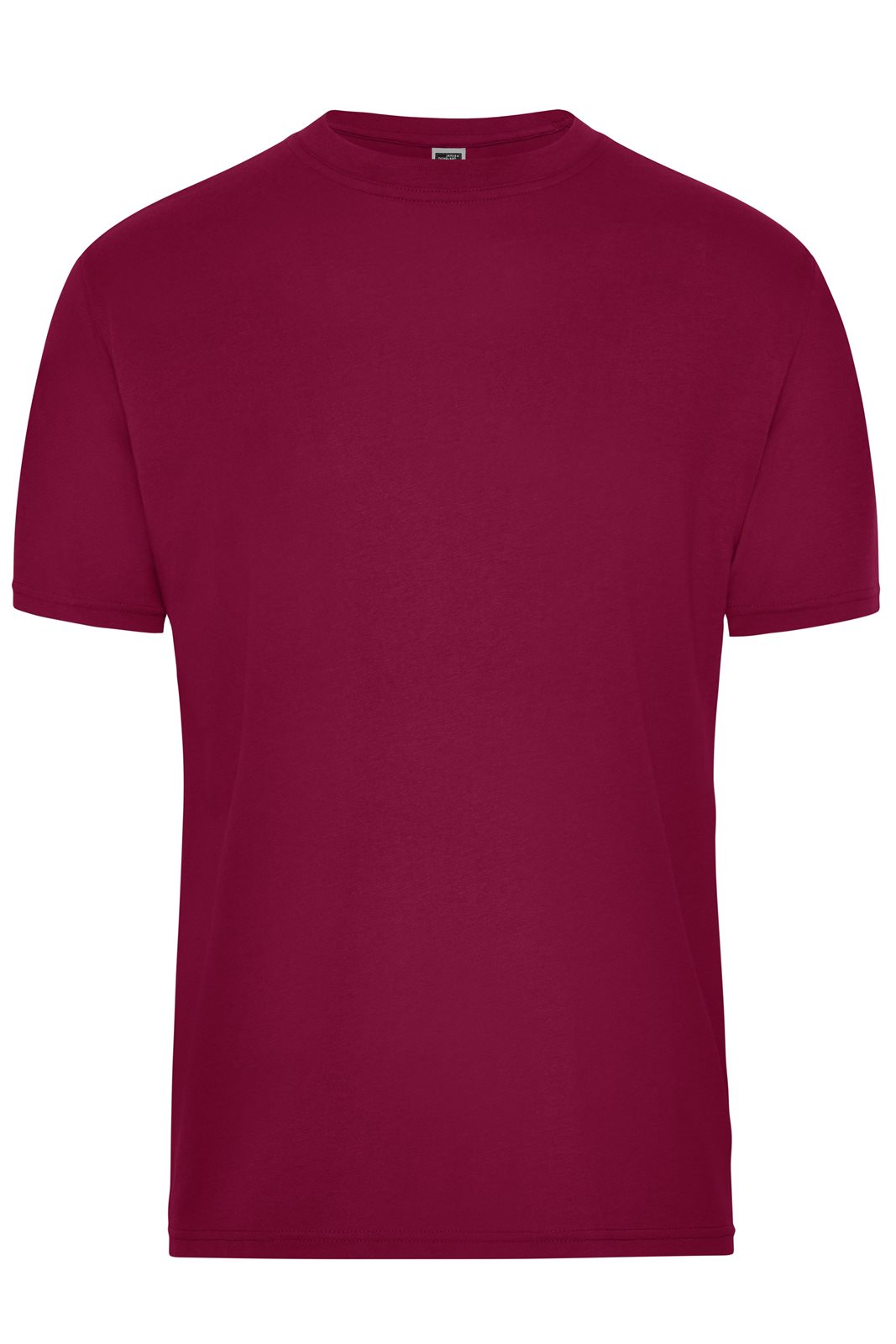 T-Shirt Herren Rot/Weinrot – Men's ORGANIC Workwear T-Shirt OCS Blended