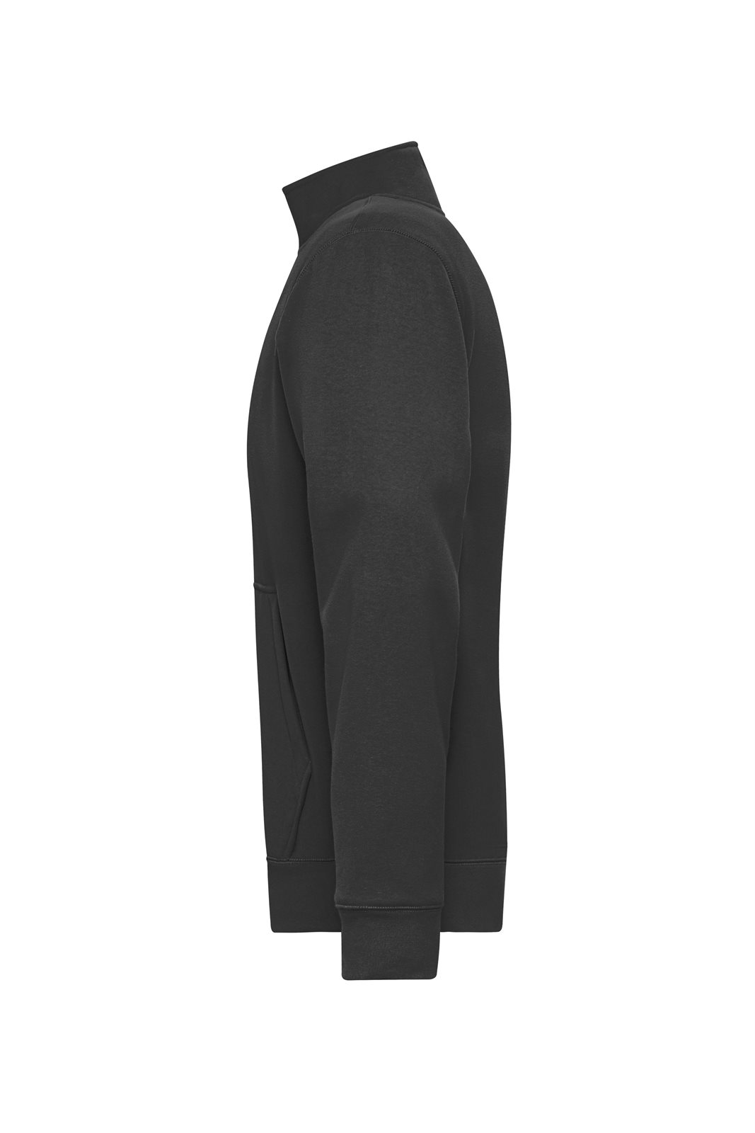 Jacke Unisex Schwarz – Doubleface Work Jacket - SOLID -, Detailansicht