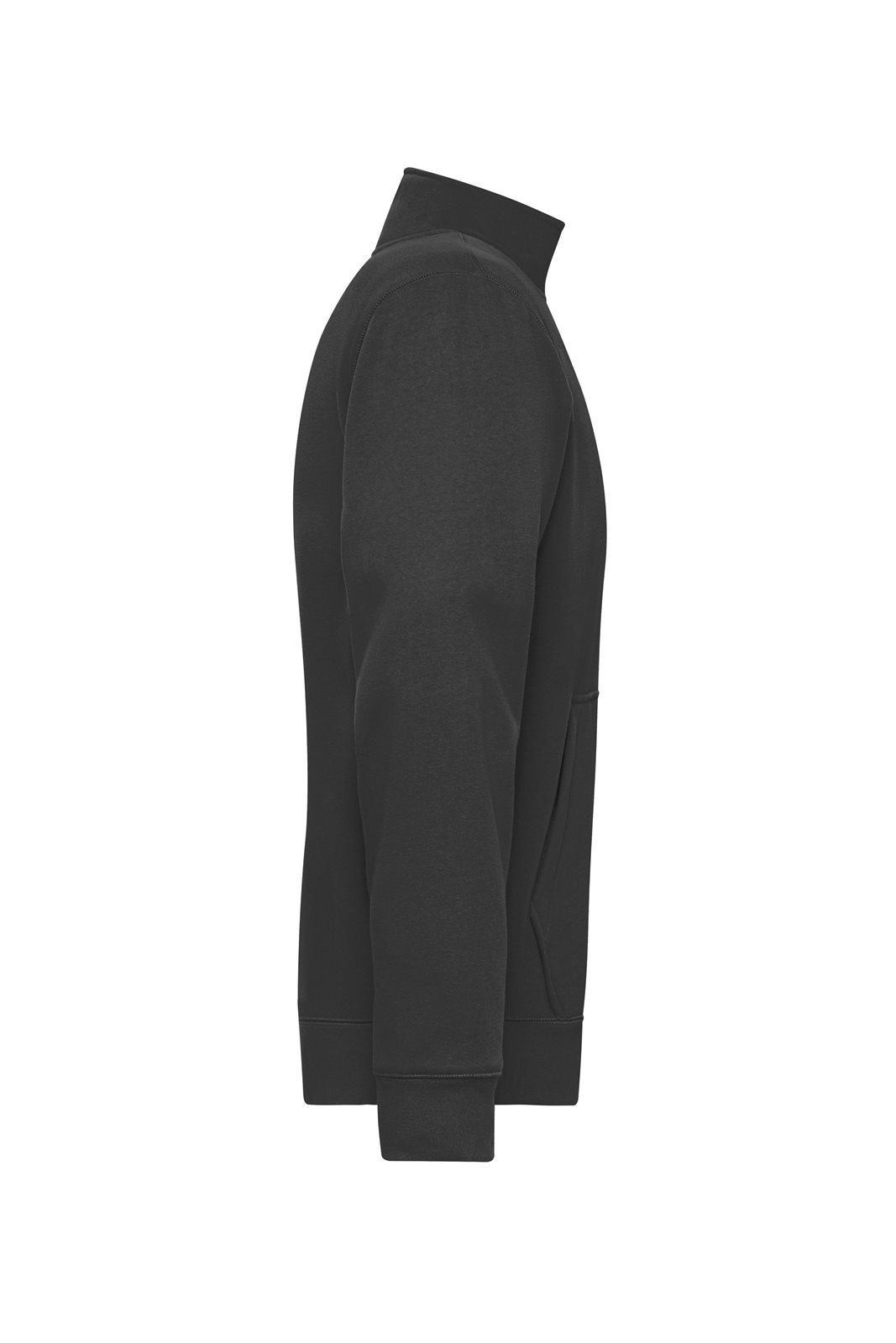 Jacke Unisex Schwarz – Doubleface Work Jacket - SOLID -, Detailansicht