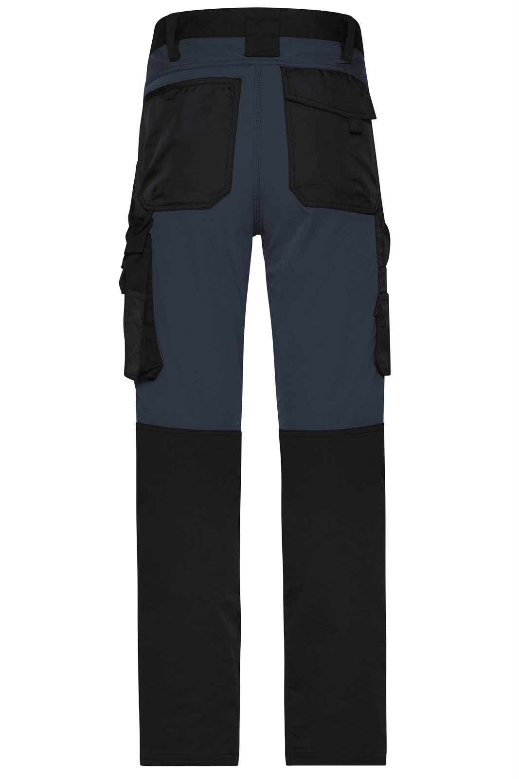 Hose Unisex Schwarz/Grau – Workwear Stretch-Pants Slim Line GRS, Detailansicht