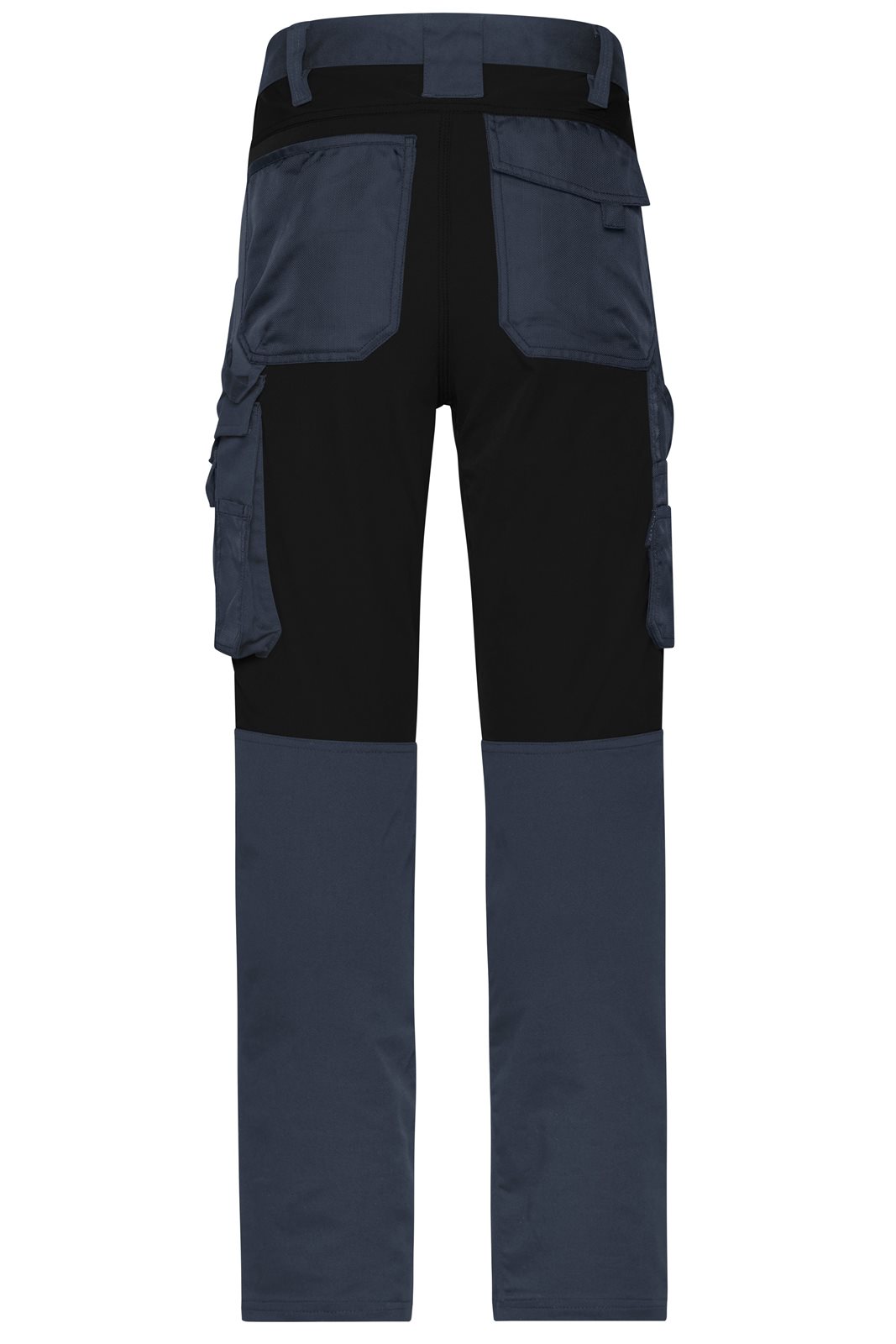 Hose Unisex Schwarz/Grau – Workwear Stretch-Pants Slim Line GRS, Detailansicht