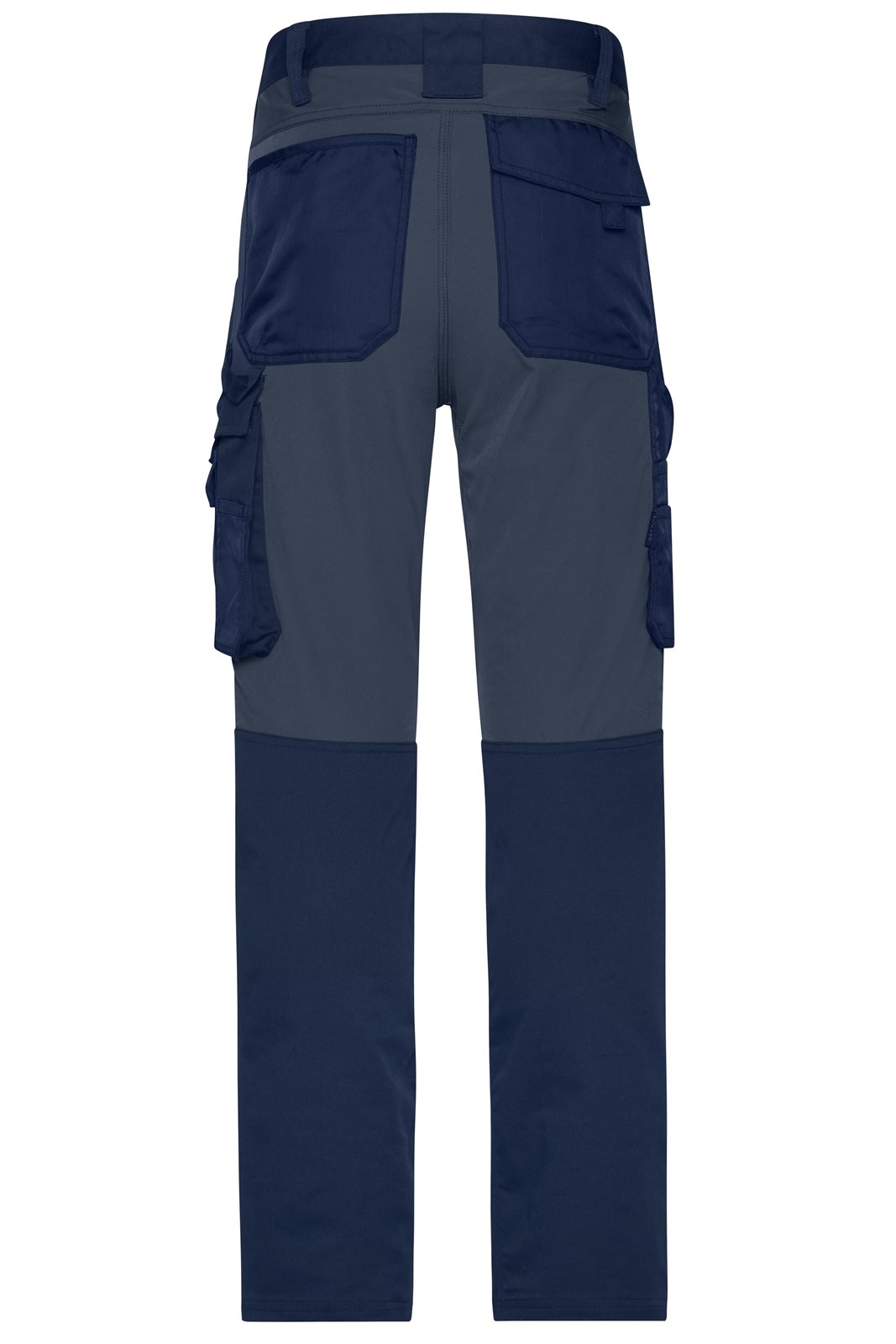 Hose Unisex Blau/Grau – Workwear Stretch-Pants Slim Line GRS, Detailansicht