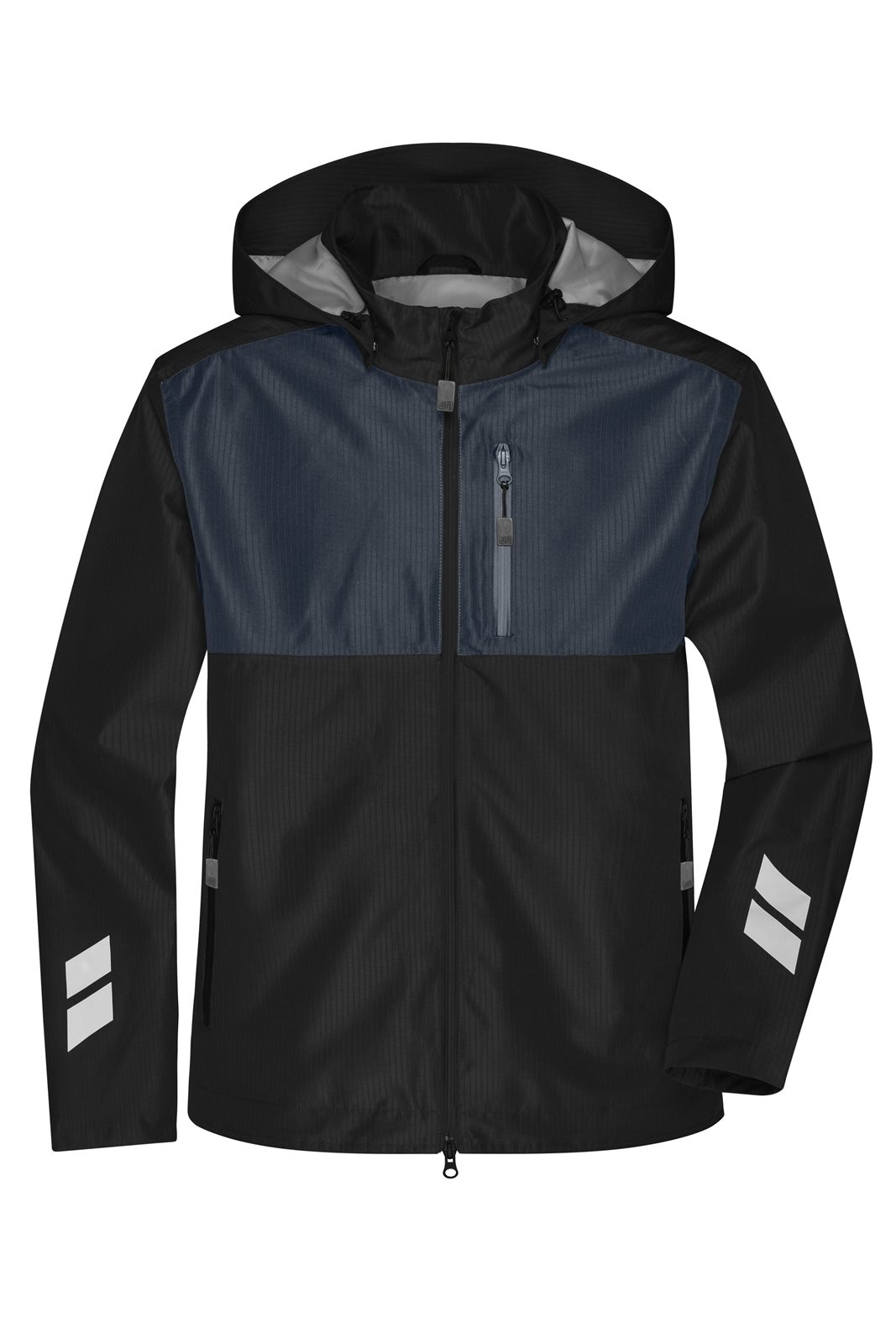 Jacke Unisex Schwarz/Grau – Hardshell Workwear Jacket GRS