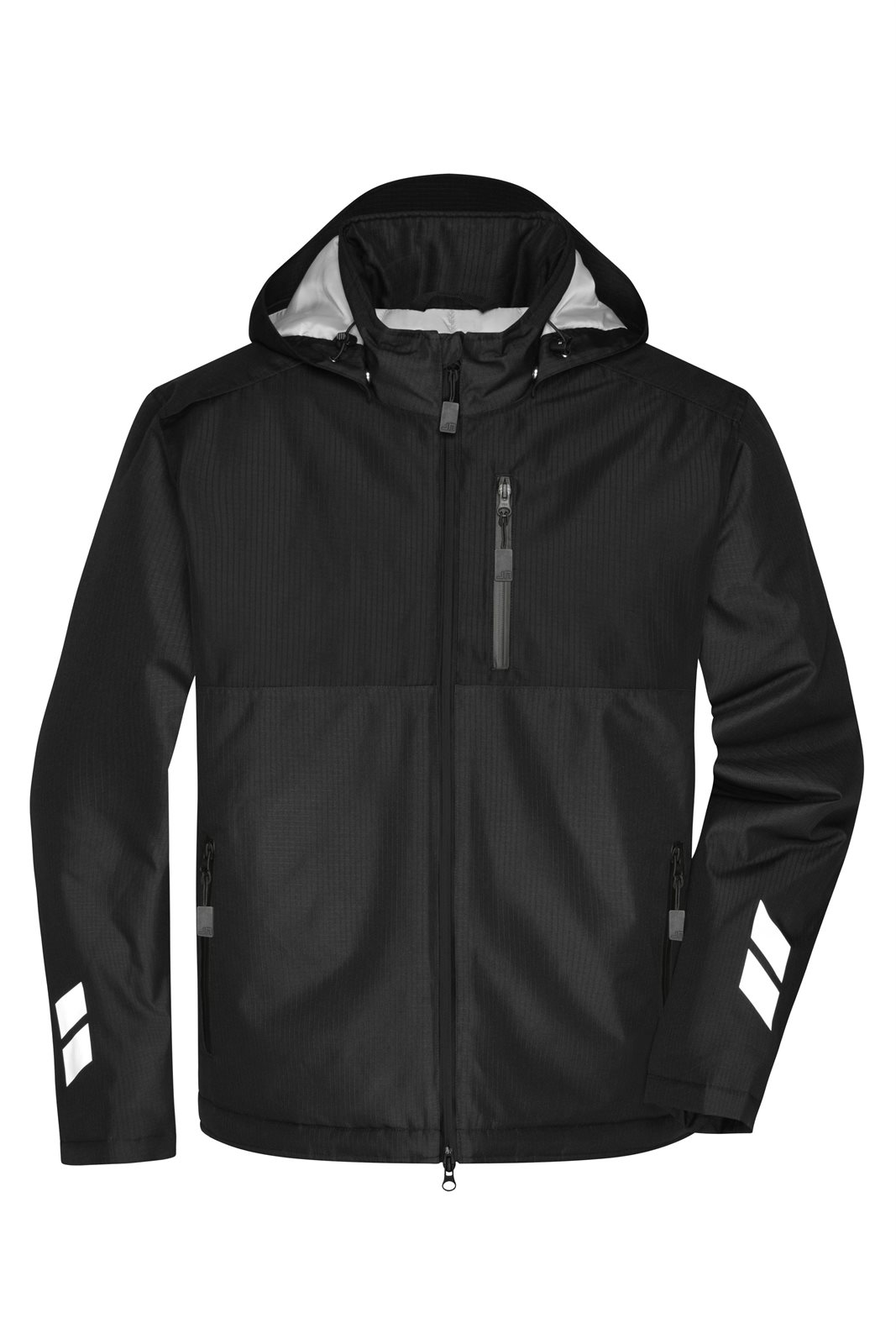Jacke Unisex Schwarz – Padded Hardshell Workwear Jacket GRS