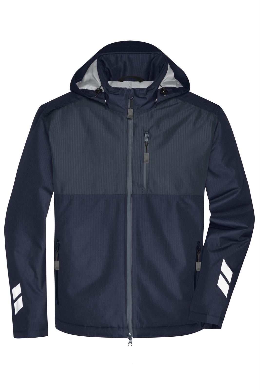Jacke Unisex Blau/Grau – Padded Hardshell Workwear Jacket GRS