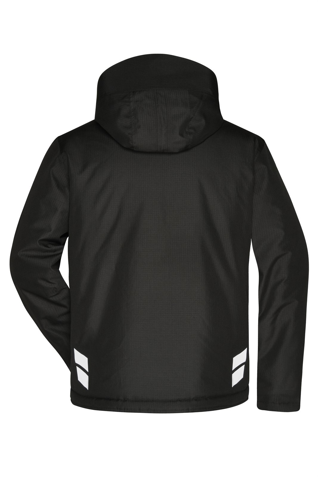 Jacke Unisex Schwarz – Padded Hardshell Workwear Jacket GRS, Detailansicht