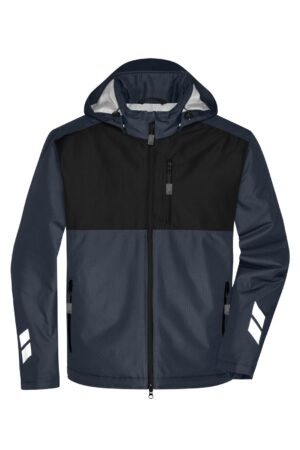 Jacke Unisex Schwarz – Padded Hardshell Workwear Jacket GRS