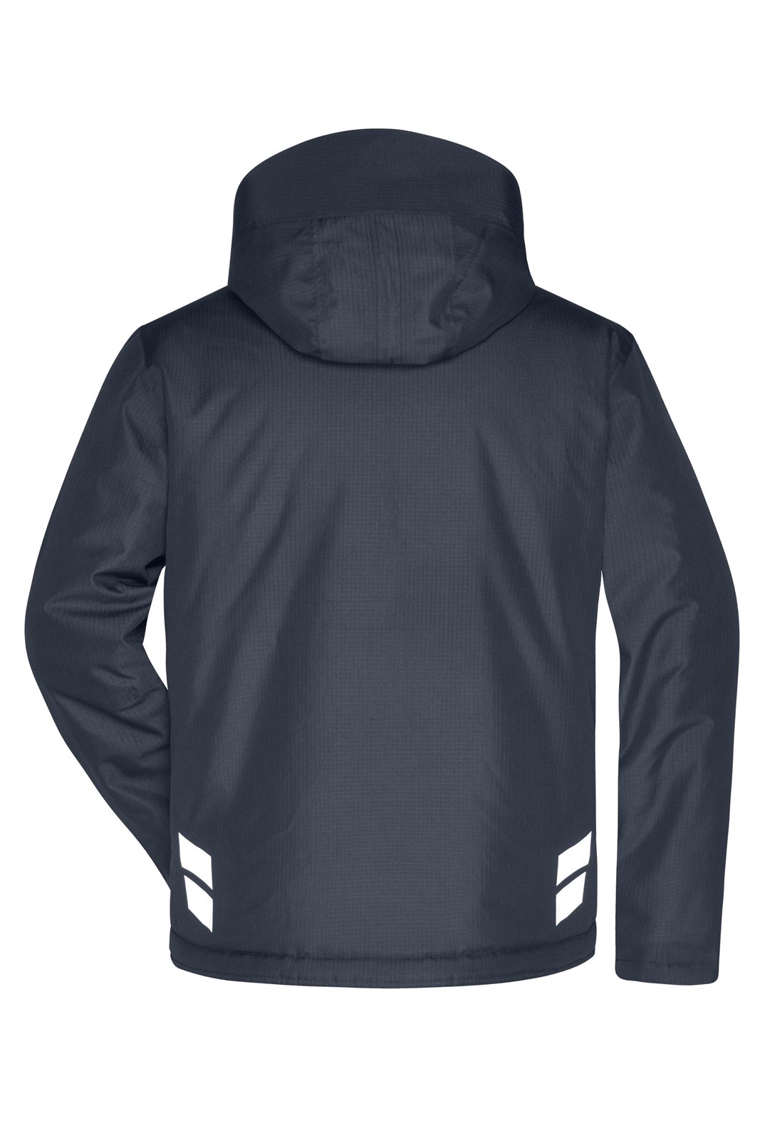Jacke Unisex Schwarz/Grau – Padded Hardshell Workwear Jacket GRS, Detailansicht