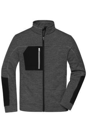 Jacke Herren Schwarz/Grau – Men's Structure Fleece Jacket GRS