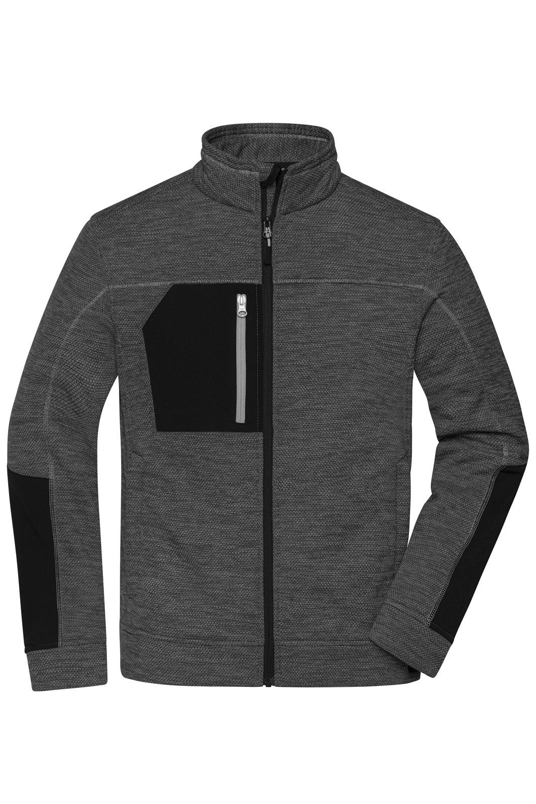 Jacke Herren Schwarz/Grau – Men's Structure Fleece Jacket GRS