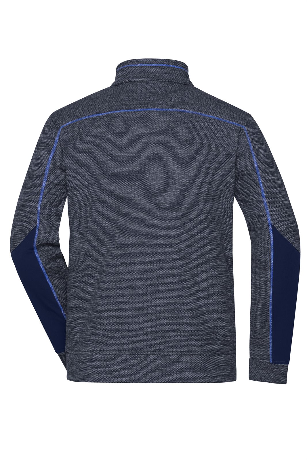 Jacke Herren Blau – Men's Structure Fleece Jacket GRS, Detailansicht