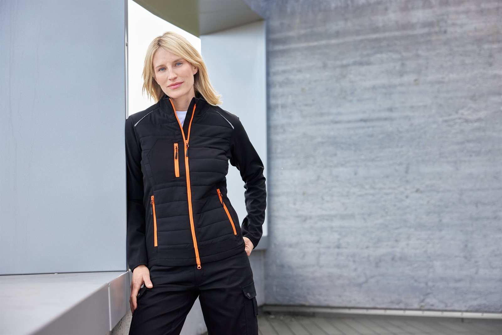 Jacke Damen – Ladies' Hybrid Jacket GRS, Detailansicht