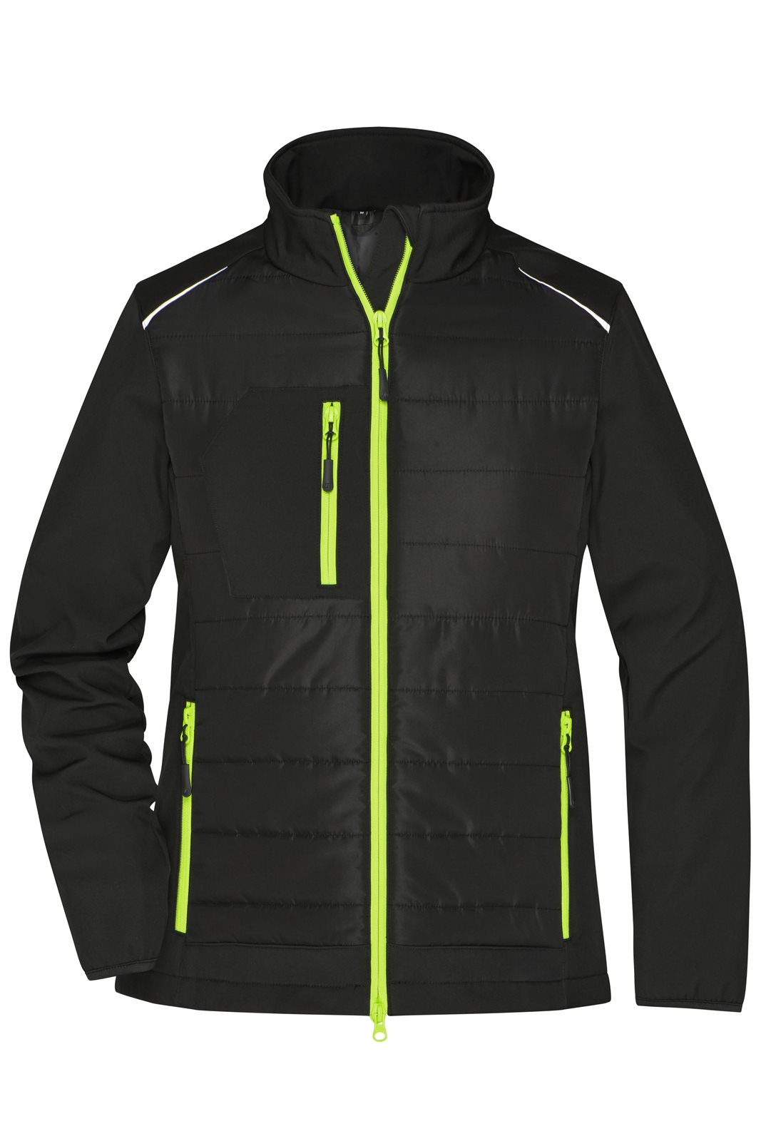 Jacke Damen Schwarz/Gelb/Neon – Ladies' Hybrid Jacket GRS