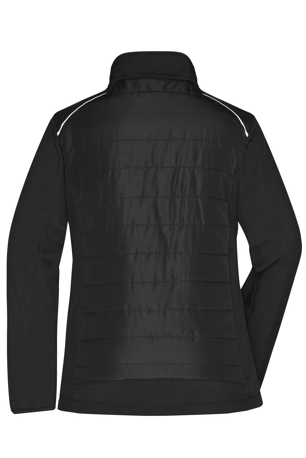 Jacke Damen Schwarz/Gelb/Neon – Ladies' Hybrid Jacket GRS, Detailansicht