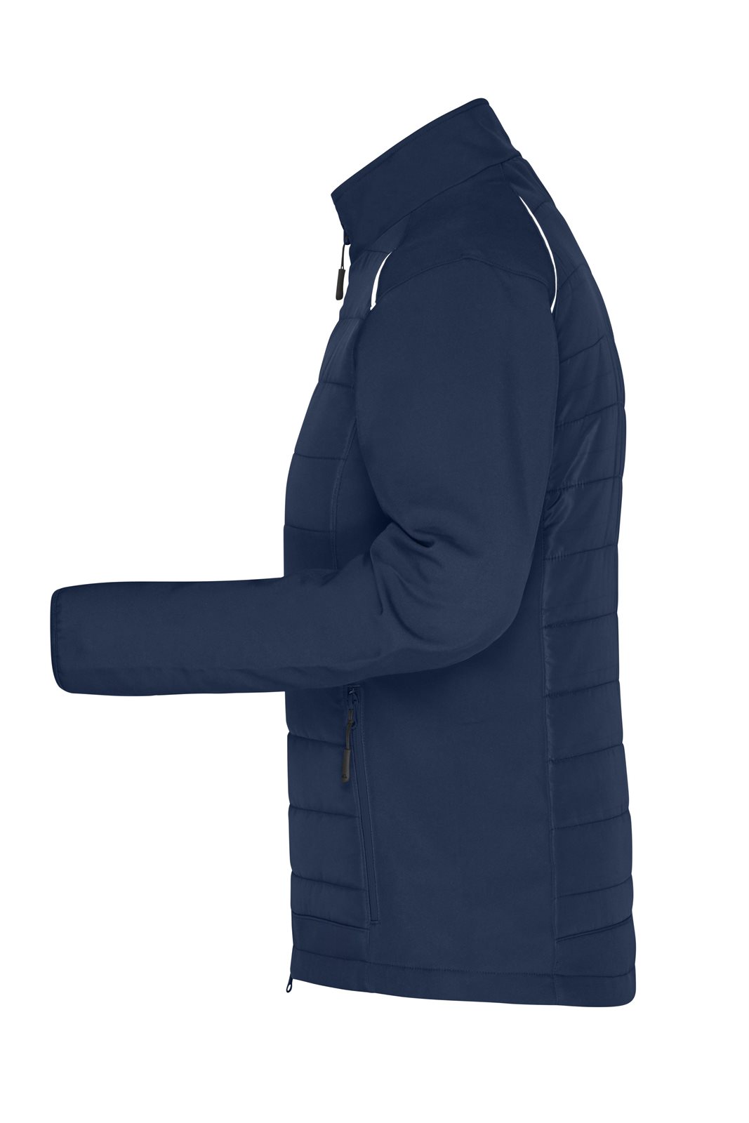 Jacke Damen Blau – Ladies' Hybrid Jacket GRS, Detailansicht