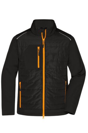 Jacke Herren Schwarz – Men's Hybrid Jacket GRS