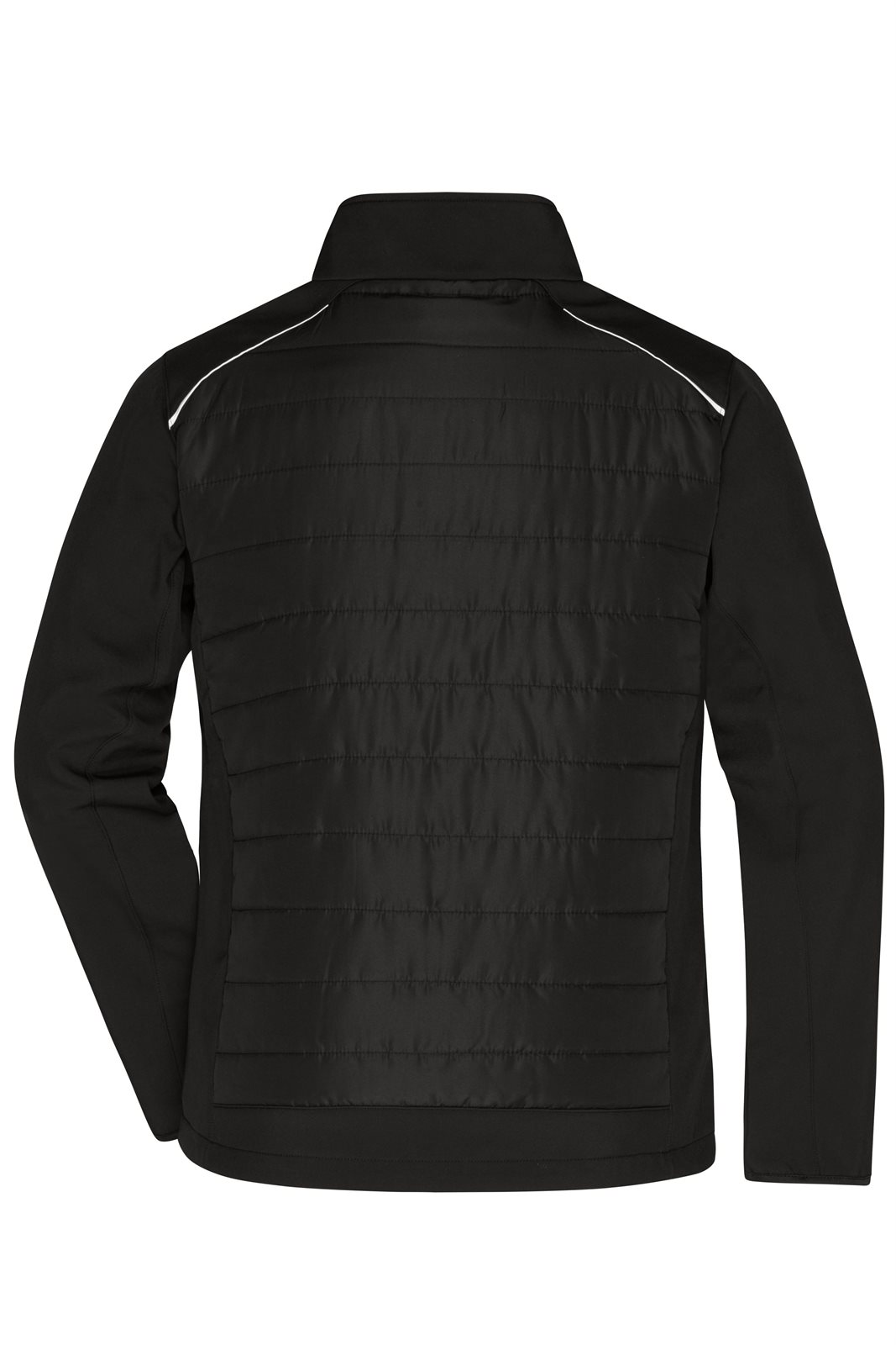 Jacke Herren Schwarz/Orange/Neon – Men's Hybrid Jacket GRS, Detailansicht