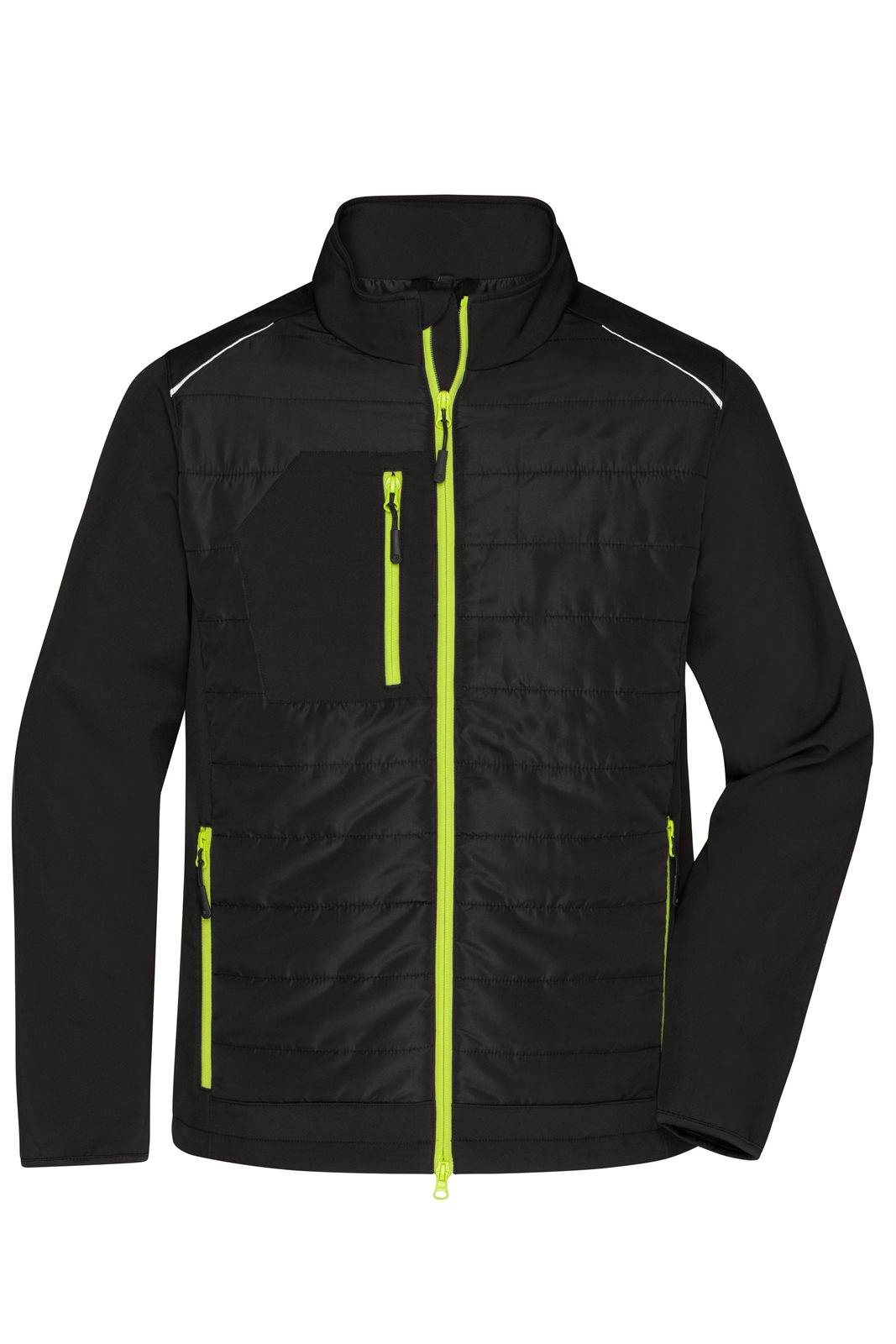 Jacke Herren Schwarz/Gelb/Neon – Men's Hybrid Jacket GRS