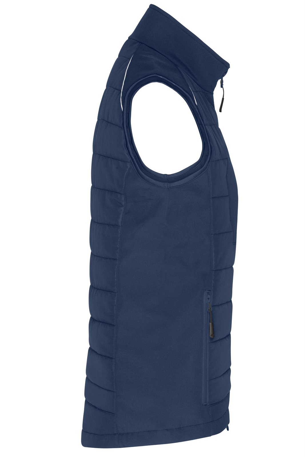 Weste Damen Blau – Ladies' Hybrid Vest GRS, Detailansicht