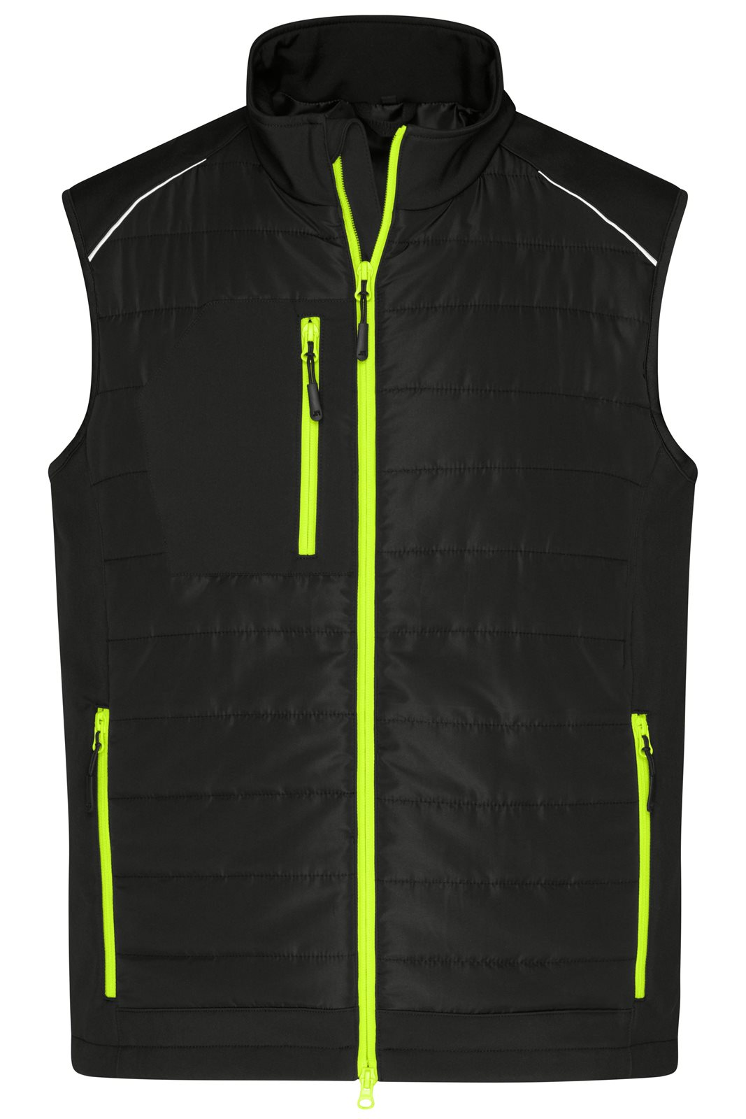 Weste Herren Schwarz/Gelb/Neon – Men's Hybrid Vest GRS