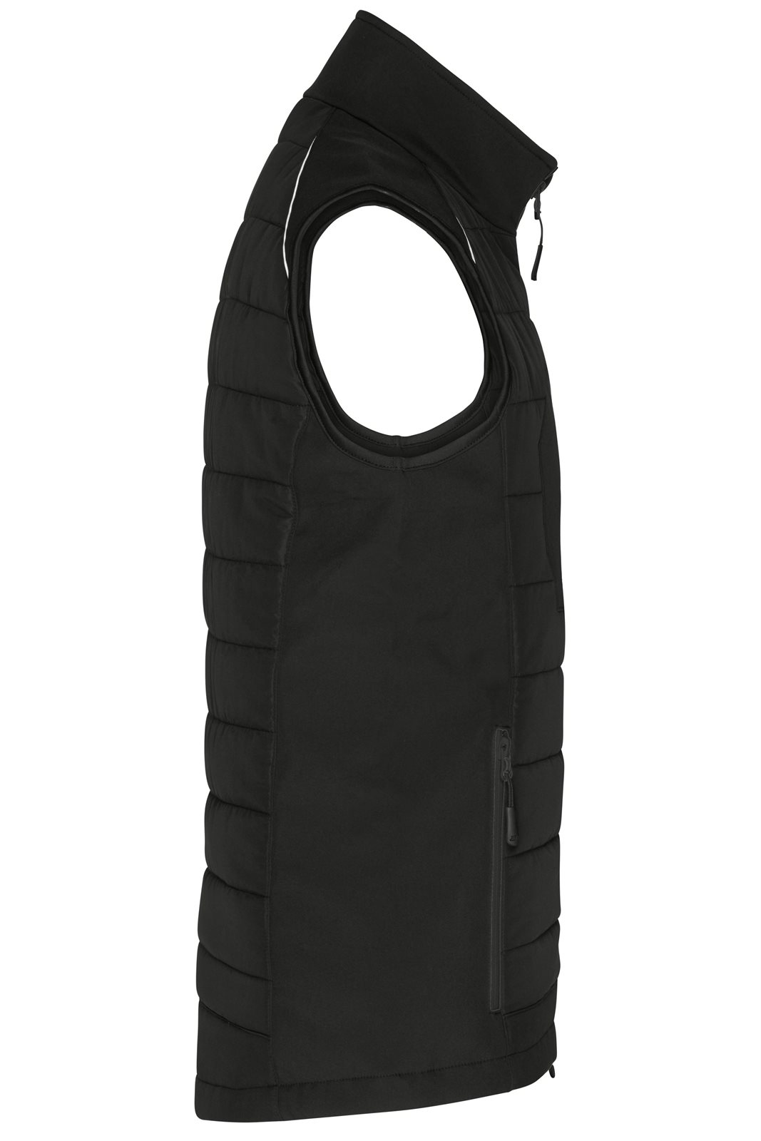 Weste Herren Schwarz – Men's Hybrid Vest GRS, Detailansicht