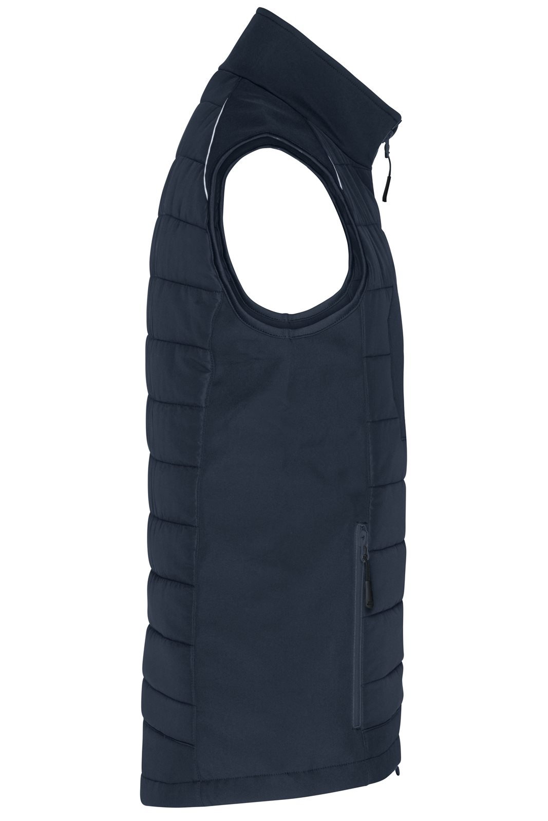Weste Herren Grau – Men's Hybrid Vest GRS, Detailansicht