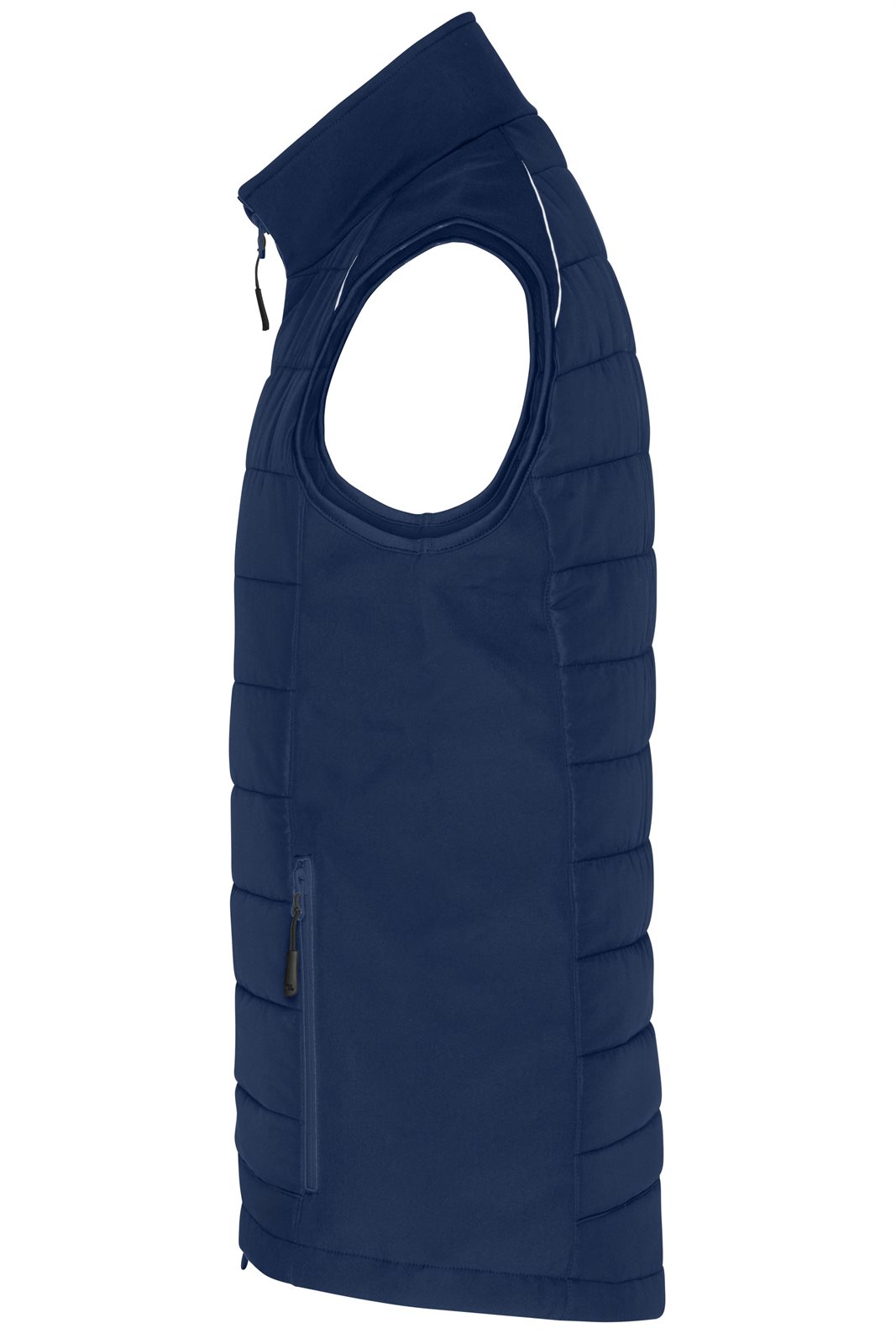 Weste Herren Blau – Men's Hybrid Vest GRS, Detailansicht