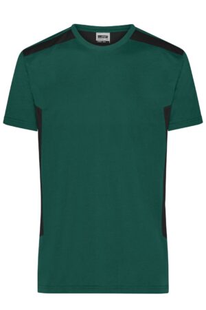T-Shirt Herren Schwarz/Grau – Men's Workwear T-Shirt - STRONG - GRS & OCS Blended