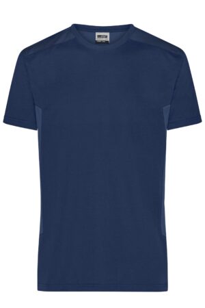 T-Shirt Herren Schwarz/Grau – Men's Workwear T-Shirt - STRONG - GRS & OCS Blended